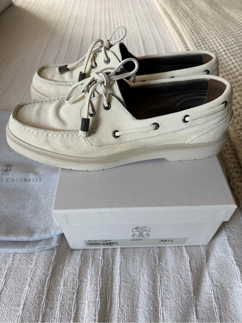 Brunello Cucinelli Classic Suede Boat Loafers Very good condition